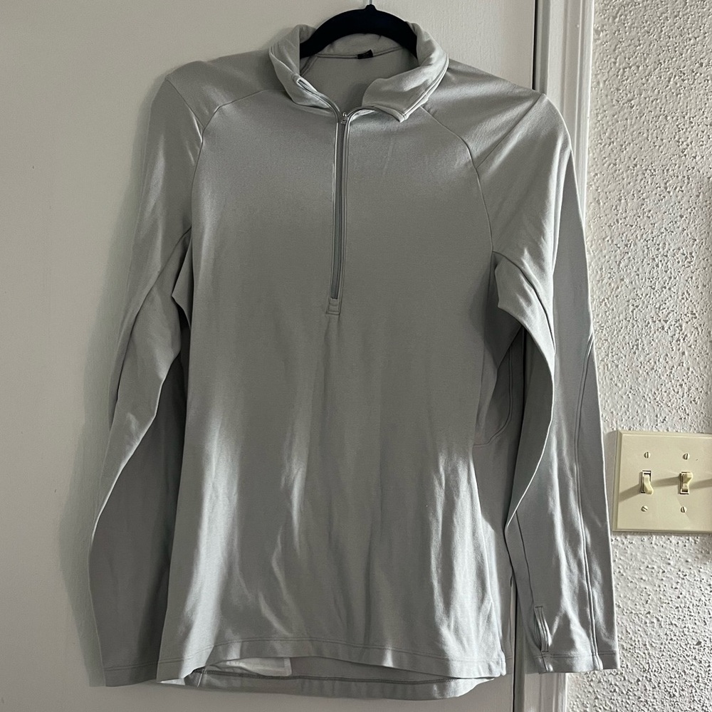 lululemon athletica Light Gray Men's Sweatshirt